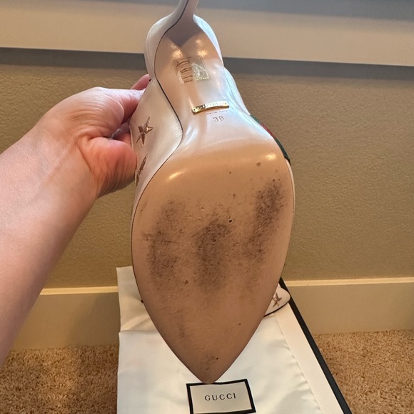 White Gucci heels - Picture 5 of 9